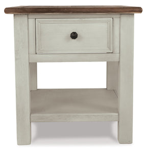 Bolanburg Chairside End Table with USB Ports & Outlets - Half Price Furniture