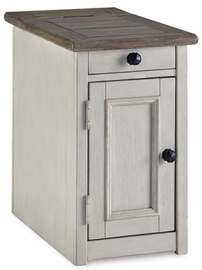 Bolanburg Chairside End Table with USB Ports & Outlets Half Price Furniture