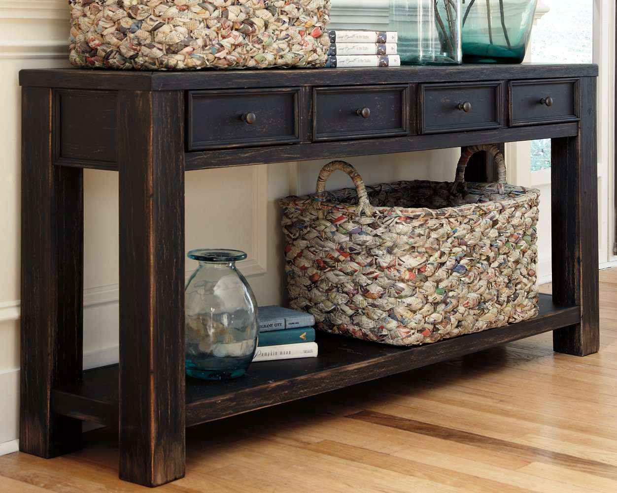 Gavelston Sofa/Console Table Half Price Furniture