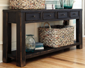 Gavelston Sofa/Console Table Half Price Furniture