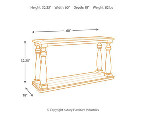 Mallacar Sofa/Console Table - Half Price Furniture