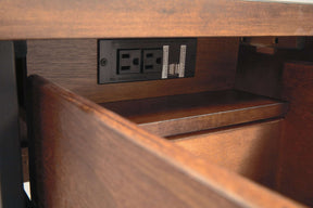 Stanah Chairside End Table with USB Ports & Outlets - Half Price Furniture