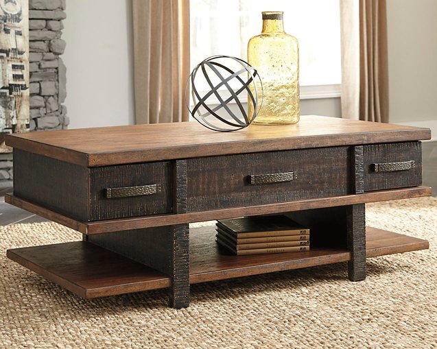 Stanah Coffee Table with Lift Top - Half Price Furniture