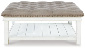 Kanwyn Upholstered Ottoman Coffee Table - Half Price Furniture