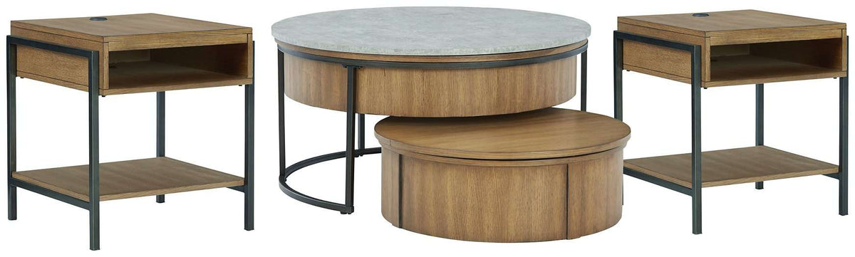 Fridley Occasional Table Set Half Price Furniture