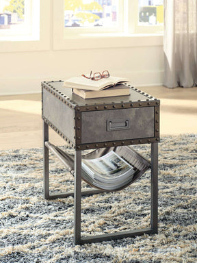 Derrylin Chairside End Table - End Table - Half Price Furniture