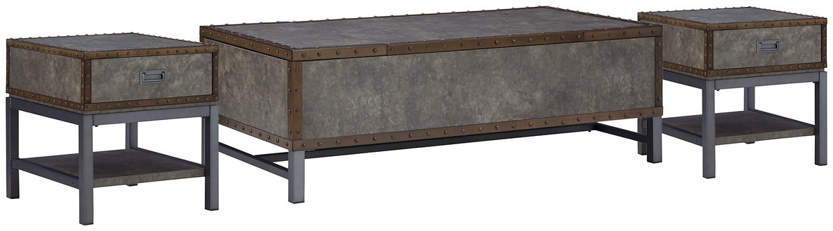 Derrylin Occasional Table Set - Table Set - Half Price Furniture