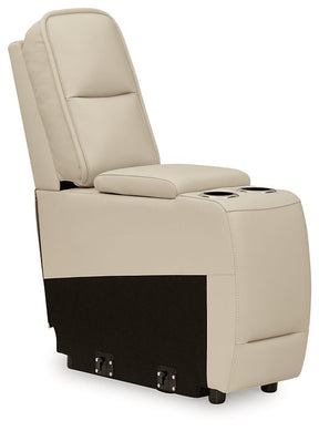 Double Deal Power Reclining Loveseat Sectional with Console - Sectional - Half Price Furniture