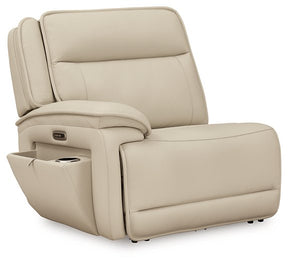Double Deal Power Reclining Loveseat Sectional with Console - Sectional - Half Price Furniture