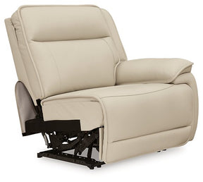 Double Deal Power Reclining Loveseat Sectional with Console - Sectional - Half Price Furniture