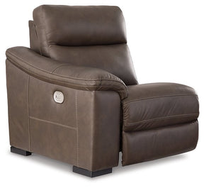 Salvatore 3-Piece Power Reclining Loveseat with Console Half Price Furniture