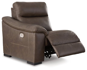 Salvatore 3-Piece Power Reclining Loveseat with Console Half Price Furniture