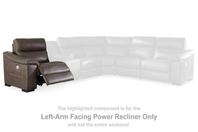 Salvatore 3-Piece Power Reclining Loveseat with Console Half Price Furniture