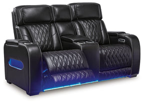 Boyington Power Reclining Loveseat with Console - Loveseat - Half Price Furniture