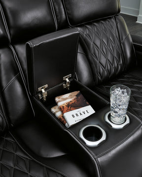 Boyington Power Reclining Loveseat with Console - Loveseat - Half Price Furniture