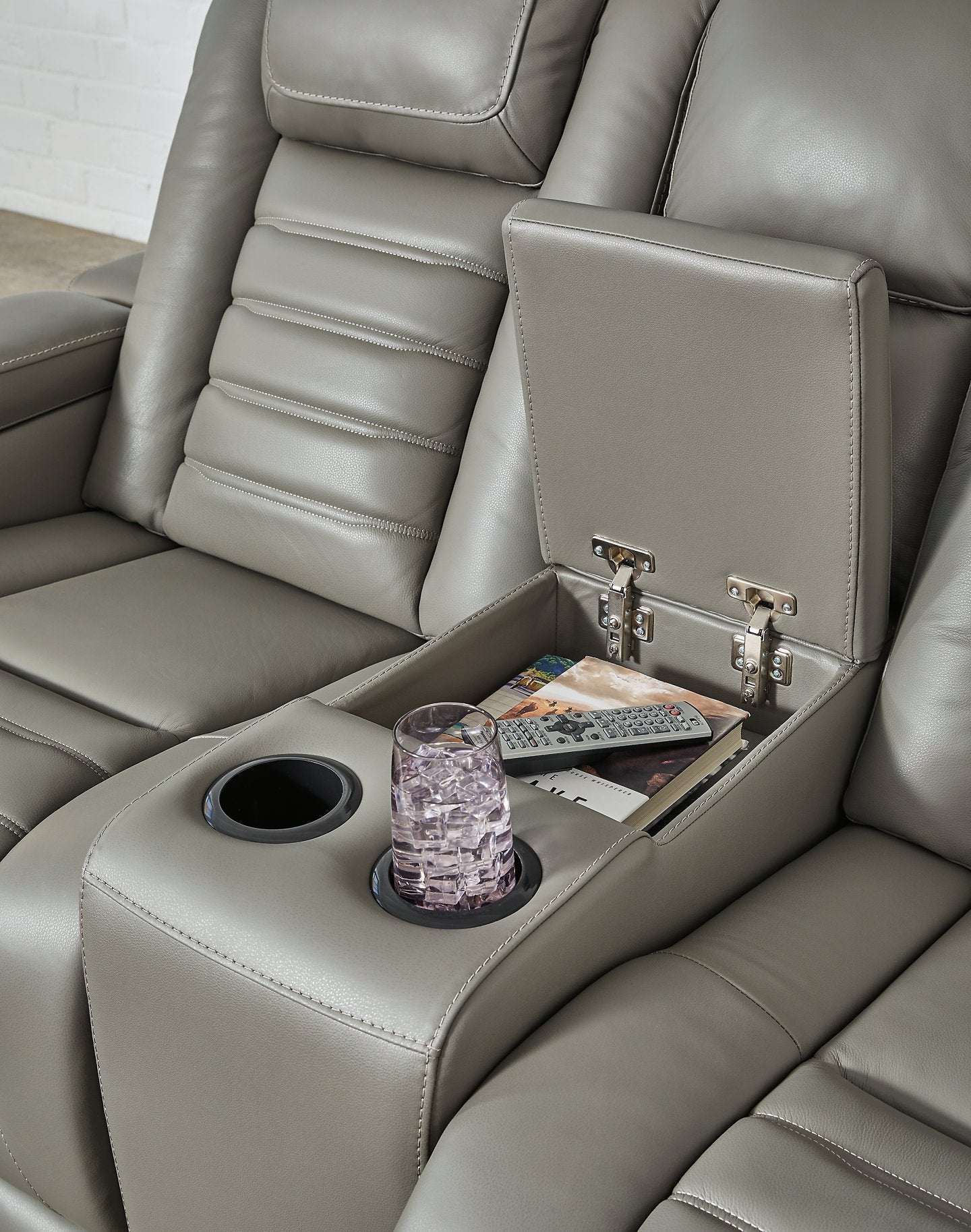 Backtrack Power Reclining Loveseat - Loveseat - Half Price Furniture
