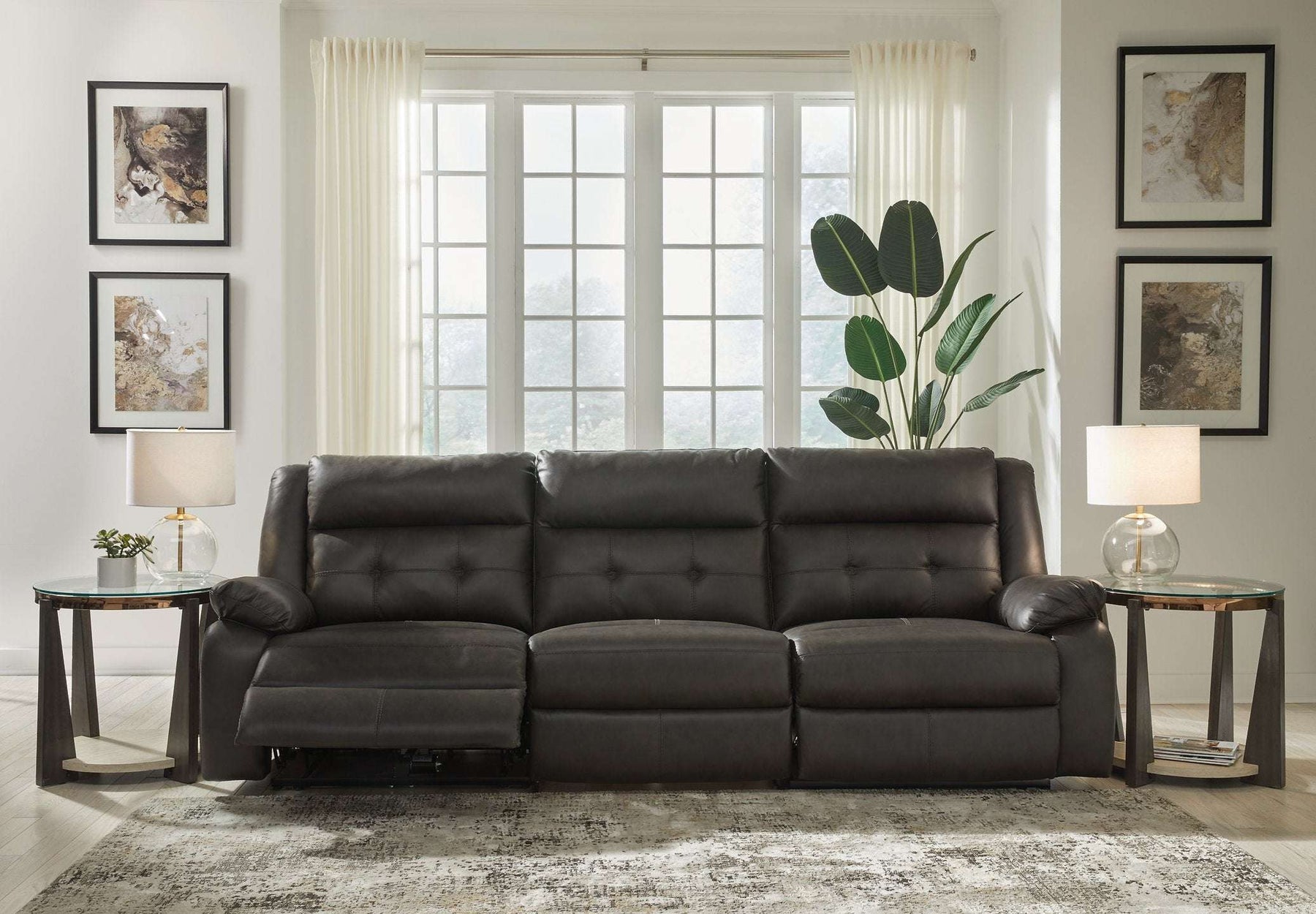 Mackie Pike 3-Piece Power Reclining Sectional Sofa Half Price Furniture
