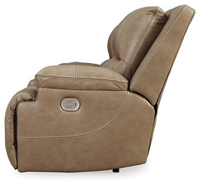 Ricmen Power Reclining Loveseat with Console - Half Price Furniture