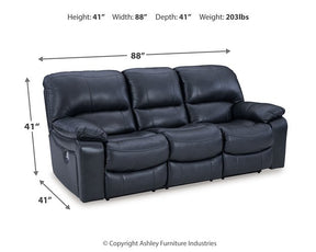 Leesworth Power Reclining Sofa Half Price Furniture