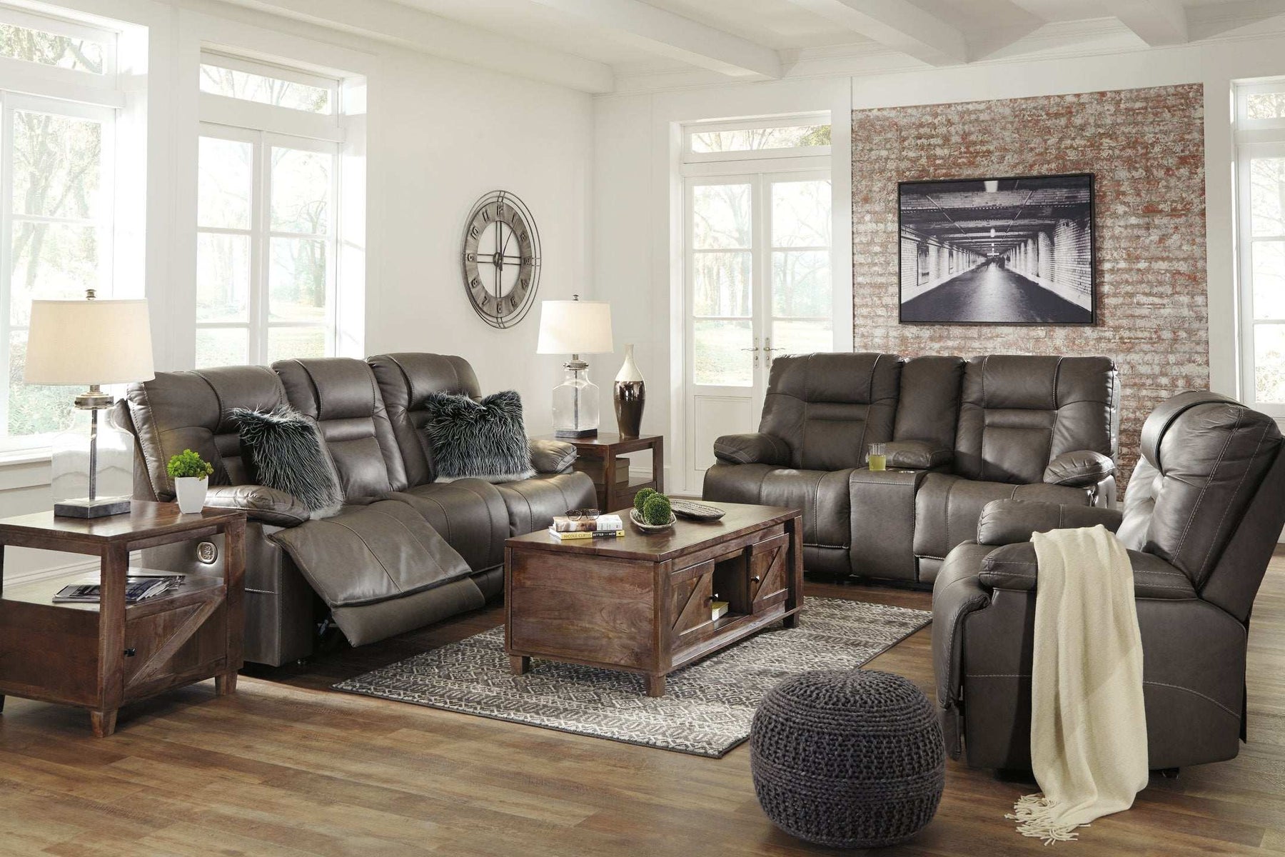 Wurstrow Power Reclining Sofa Half Price Furniture