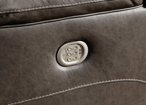 Wurstrow Power Reclining Loveseat with Console Half Price Furniture