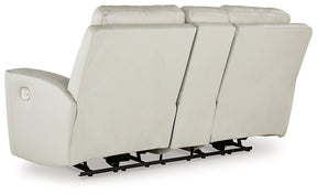 Mindanao Power Reclining Loveseat with Console - Half Price Furniture