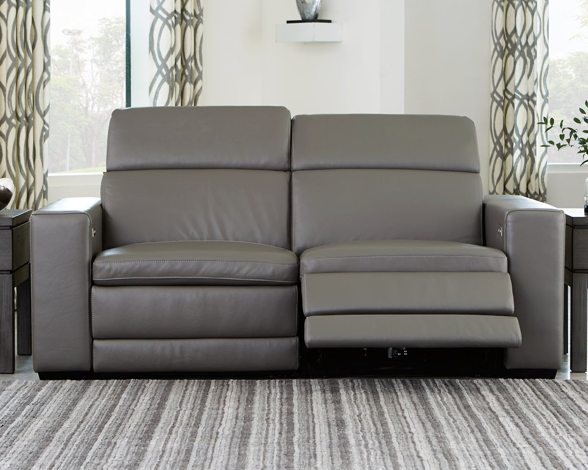 Texline Power Reclining Sectional - Half Price Furniture