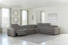 Texline Power Reclining Sectional - Half Price Furniture