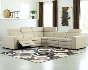 Texline Power Reclining Sectional Half Price Furniture