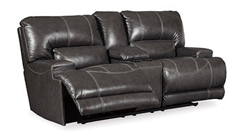 McCaskill Reclining Loveseat with Console - Half Price Furniture