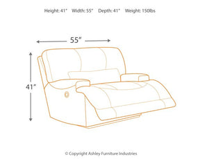 McCaskill Oversized Power Recliner - Half Price Furniture