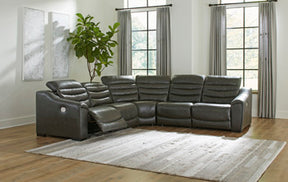 Center Line Power Reclining Sectional - Sectional - Half Price Furniture