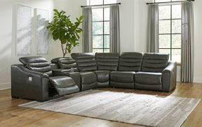 Center Line Power Reclining Sectional - Sectional - Half Price Furniture