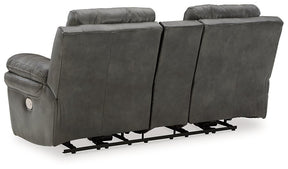Edmar Power Reclining Loveseat with Console - Half Price Furniture