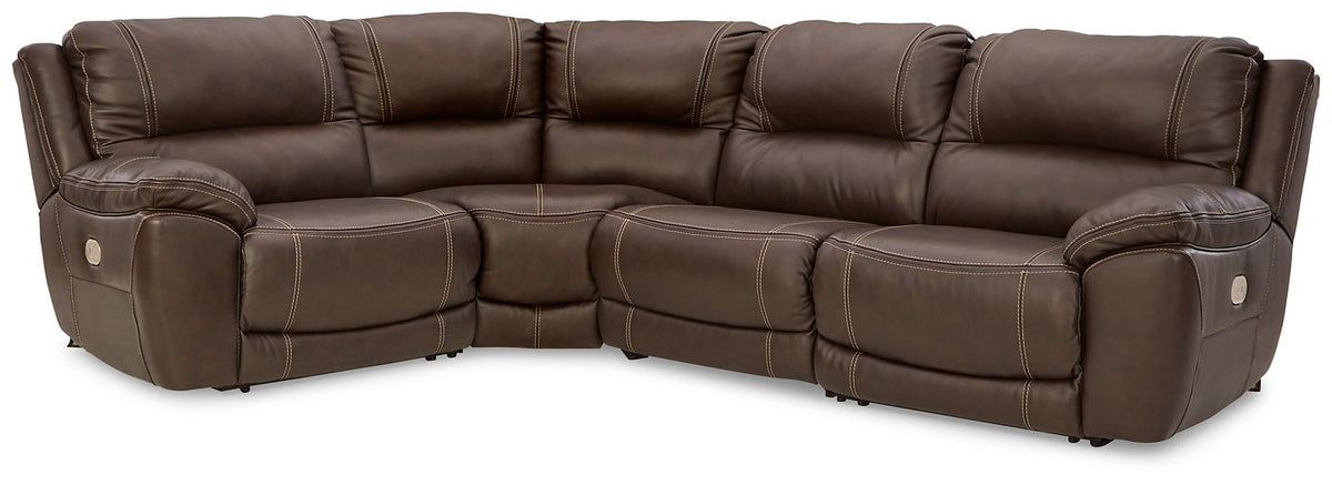 Dunleith Power Reclining Sectional  Las Vegas Furniture Stores