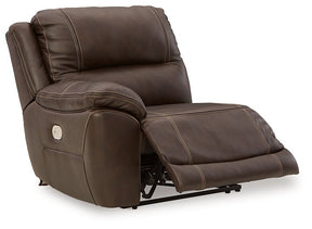 Dunleith 3-Piece Power Reclining Loveseat with Console - Sectional - Half Price Furniture
