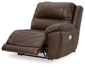 Dunleith 3-Piece Power Reclining Loveseat with Console - Sectional - Half Price Furniture