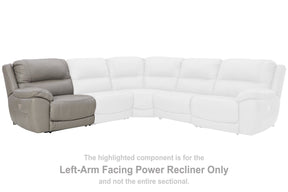 Dunleith 2-Piece Power Reclining Loveseat Half Price Furniture