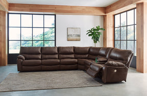 Family Circle Power Reclining Sectional - Sectional - Half Price Furniture