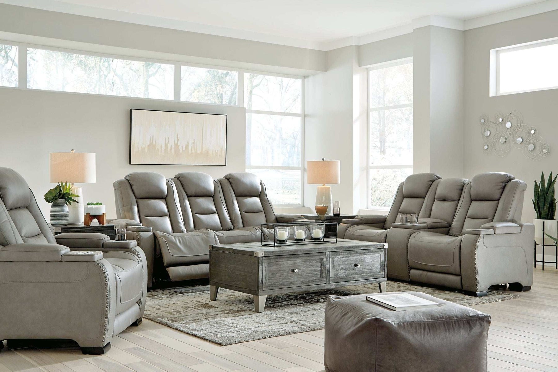 The Man-Den Living Room Set Half Price Furniture