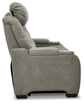 The Man-Den Power Reclining Sofa - Half Price Furniture