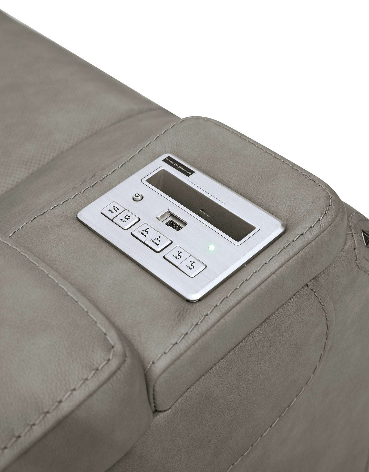 The Man-Den Power Reclining Loveseat with Console Half Price Furniture