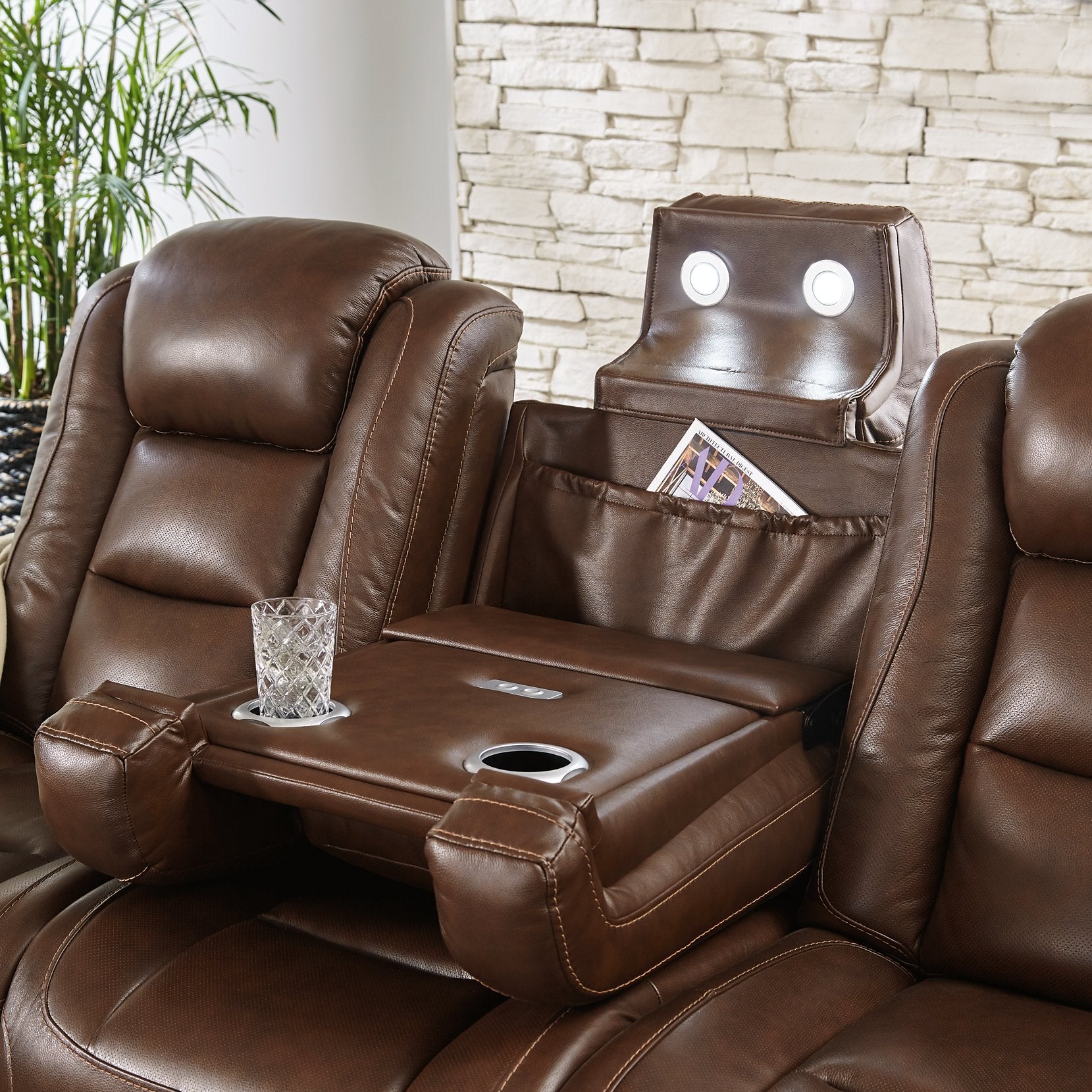 The Man-Den Power Reclining Sofa - Main Image
