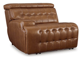 Temmpton Power Reclining Sectional Loveseat Half Price Furniture
