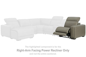 Correze Power Reclining Sectional with Chaise - Sectional - Half Price Furniture