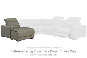 Correze Power Reclining Sectional with Chaise - Sectional - Half Price Furniture