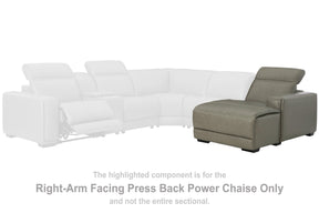 Correze Power Reclining Sectional with Chaise - Sectional - Half Price Furniture