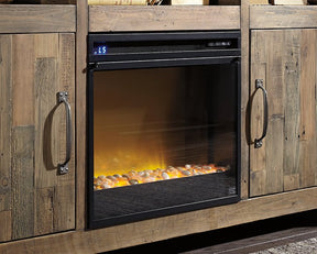 Arlenbry 60" TV Stand with Electric Fireplace - TV Stand - Half Price Furniture