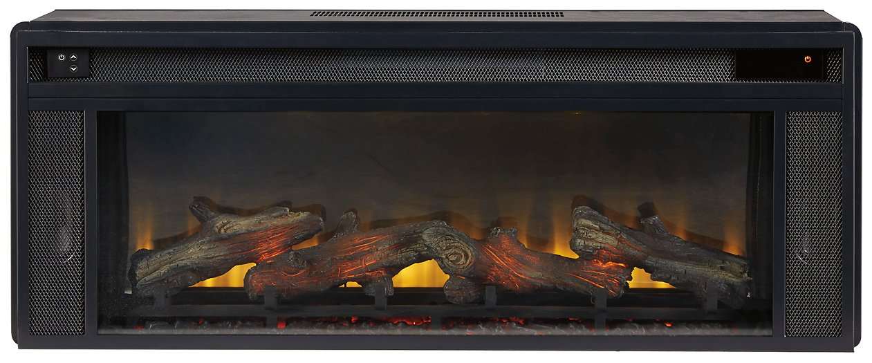 Landocken 83" TV Stand with Electric Fireplace - Half Price Furniture