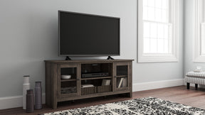 Arlenbry 60" TV Stand with Electric Fireplace - TV Stand - Half Price Furniture